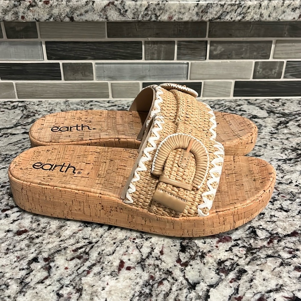 Earth Samsy -DSW size 10 platform/wedge sandals. Like new condition!